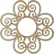 Ekena Millwork Cohen Wood Fretwork Pierced Ceiling Medallion, Hickory, 34"OD x 11 5/8"ID x 1/4"T CMWP34X34X0250COHI - alternate 4